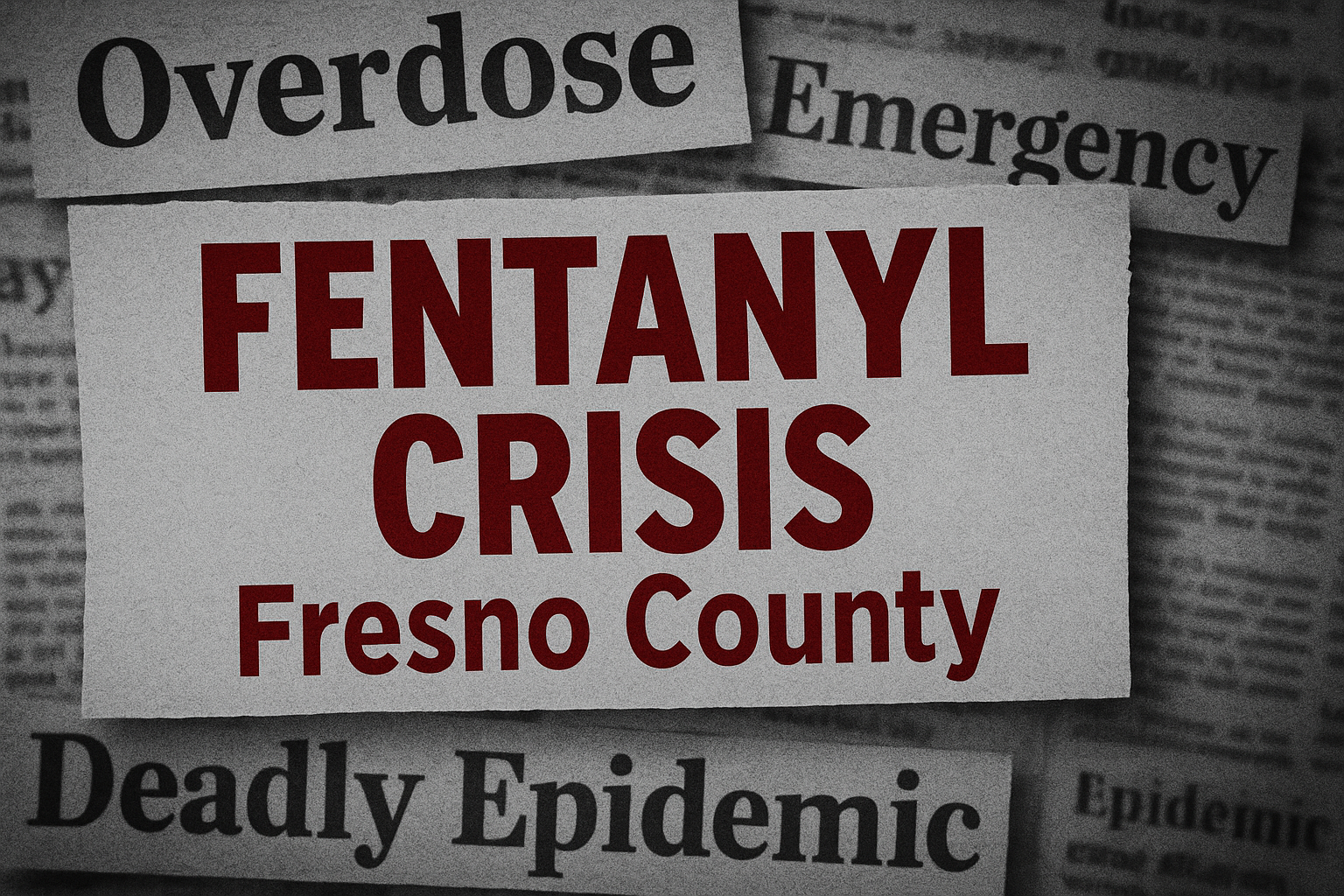 Newspaper headlines feature prominently: 